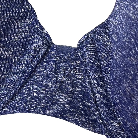 Victoria’s Secret Bra Uplift Semi Demi Multiway Push Up Heather Navy Blue 34B - Picture 6 of 14